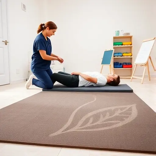 Использование переработанных матов для занятий ЛФК в клинике